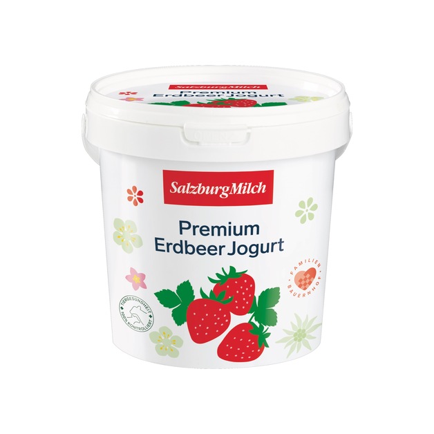 SalzburgMilch Premium Fruchtjoghurt Erdbeer 1 kg