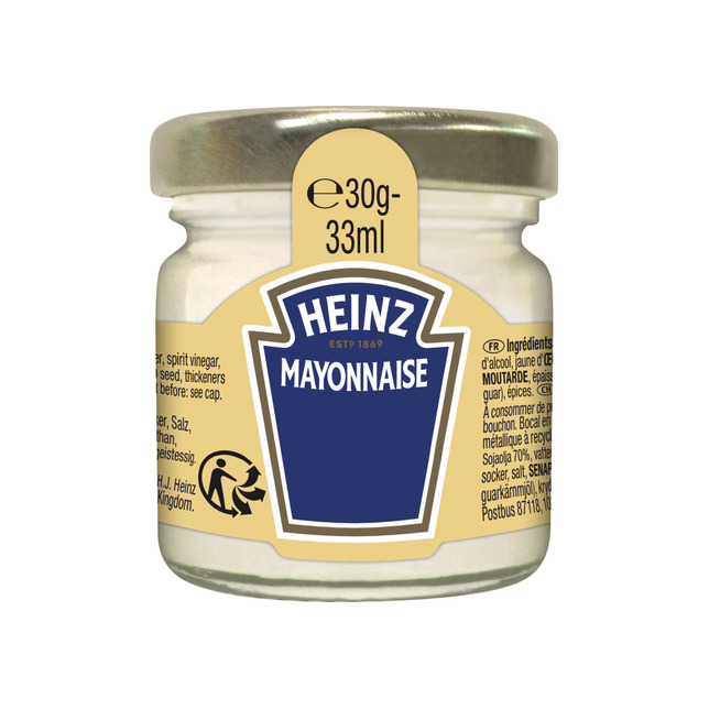 Mayonnaise Portionen Glas Heinz 80x30g