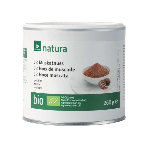 Natura Bio Muskatnuss, gemahlen 470 ml