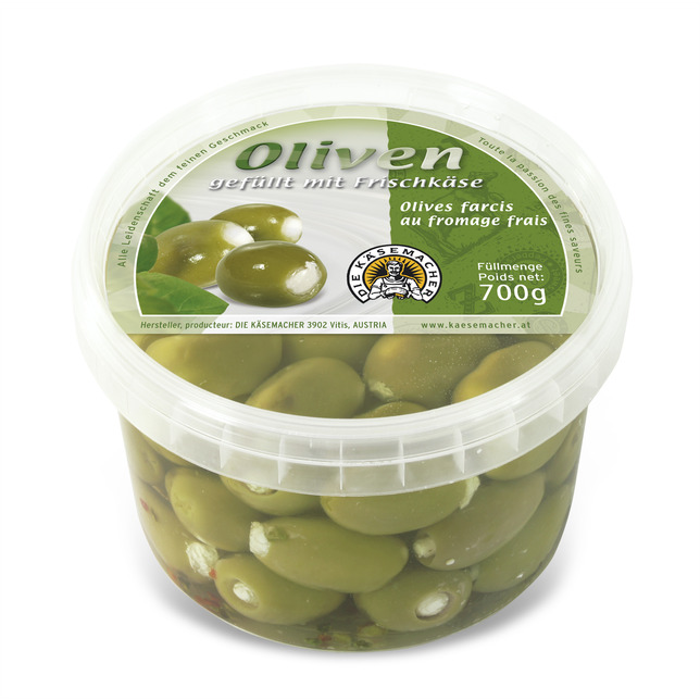 Die Käsemacher Käse Oliven 700g