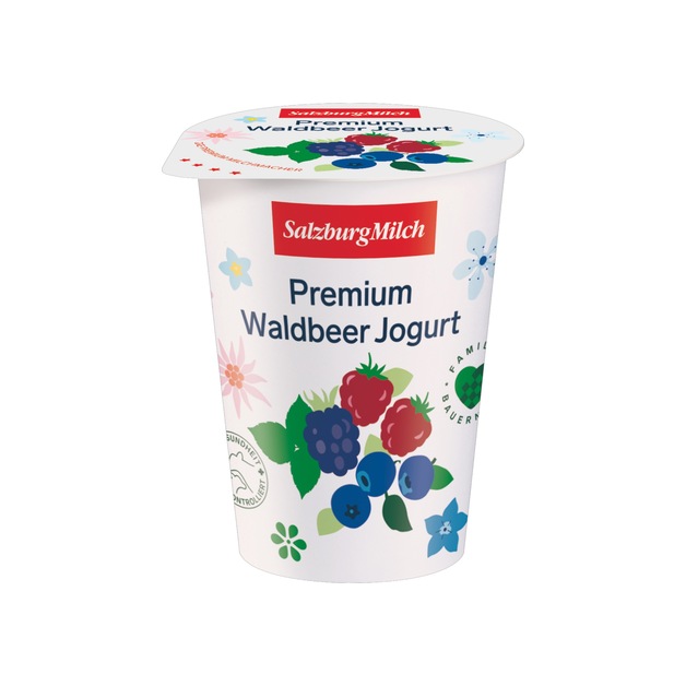 SalzburgMilch Premium Fruchtjoghurt Waldbeer 180 g