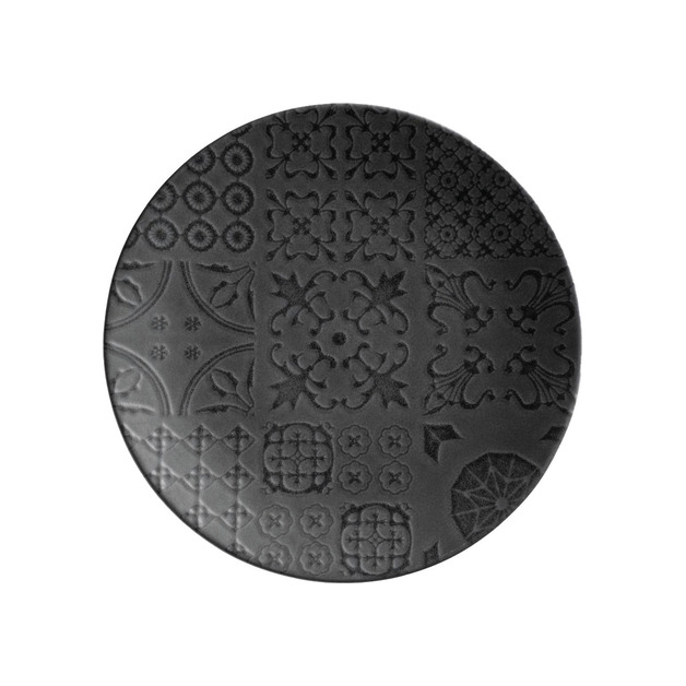 Dessertteller Tiles schwarz D = 210mm