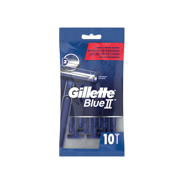 Gillette Blue II Fixkopf 10 Stk.