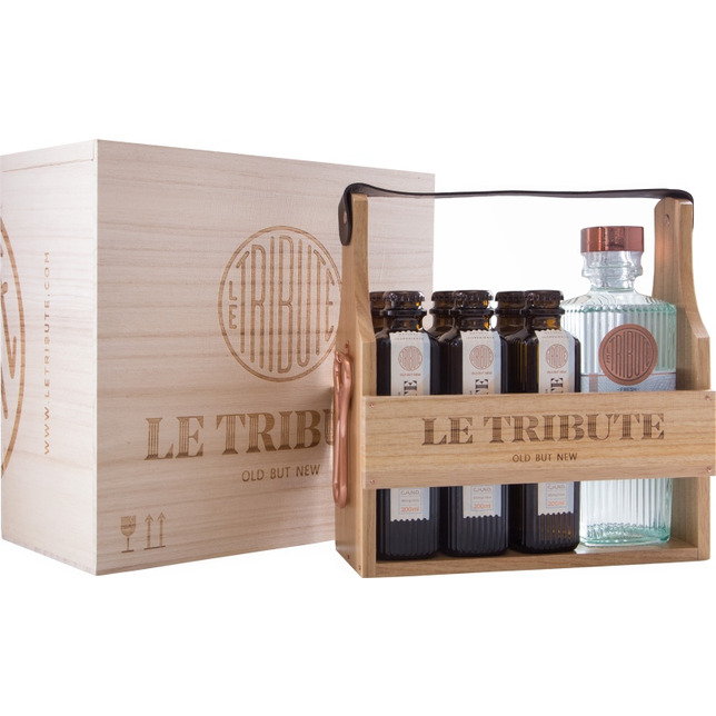 Le Tribute Premium Gift Box mit Holzkiste  0,7l   43%