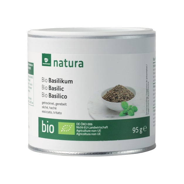 Natura Bio Basilikum, getrocknet 470 ml