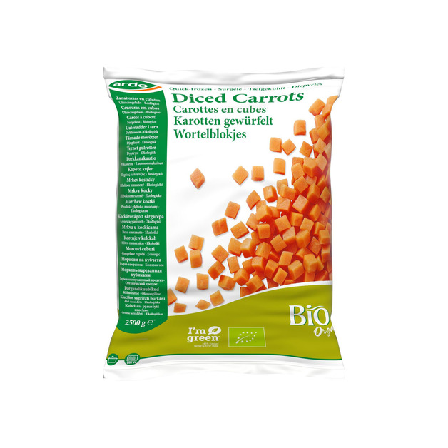 Ardo Bio Karottenwürfel tiefgekühlt 2,5 kg