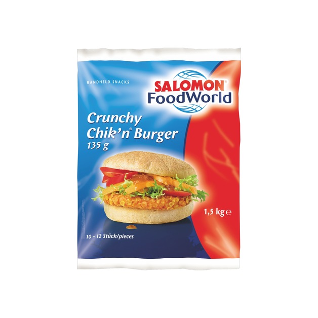 Salomon Crunchy Chick'n 135 g gegart, tiefgekühlt 1,5 kg