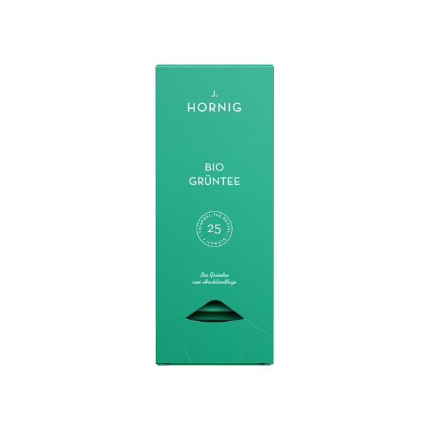 Hornig Bio Triangle Grüner Tee Tassenportionen 25er