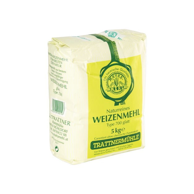 Trattner-Mühle Weizenmehl glatt Type 700 5 kg