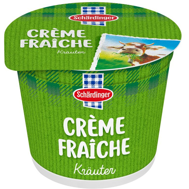 Schärdinger Creme Fraiche Kräuter 125g 32%Fett