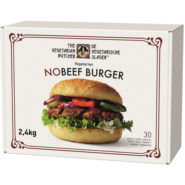 The vegetarian Butcher NoBeef Burger 2,4kg