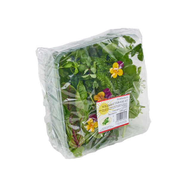 Wildkräuter Salat mit Blüten KL. 1 100 g