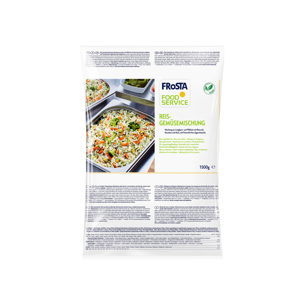 Frosta Reis Gemüsemischung fix & fertig tiefgekühlt 1,5 kg
