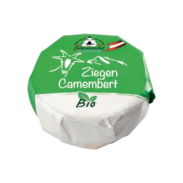 Schlierbacher Bio Ziegencamembert 45% Fett i. Tr. 100 g