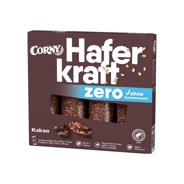 Corny Haferkraft Zero Kakao 4x35 g