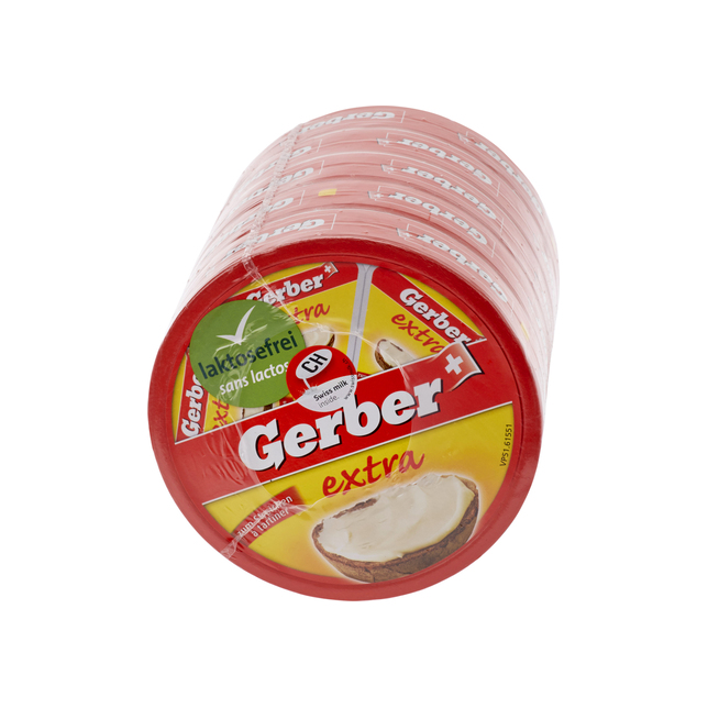 Käse Gerber Extra 200 g (5 x 6 Stück)