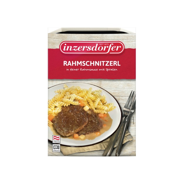 Inzersdorfer Rahmschnitzerl Schalengericht