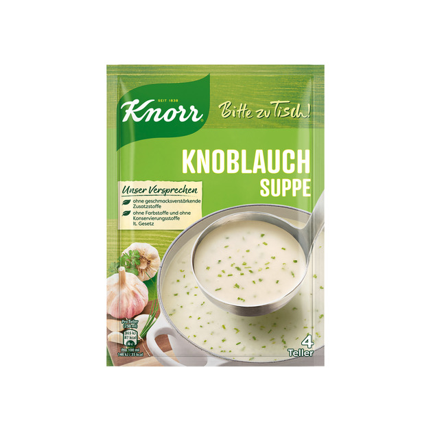Knorr Bitte zu Tisch Knoblauch Suppe