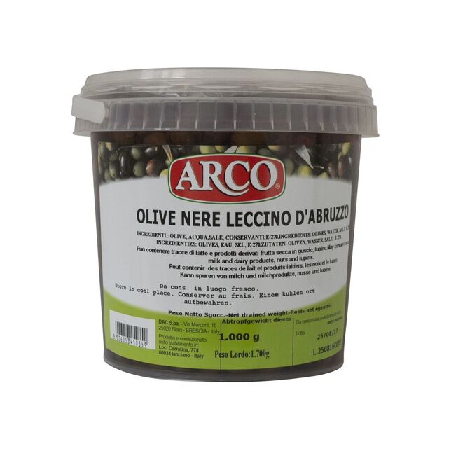 Olive nere Leccino d'Abruzzo `Arco` 1.6 kg.