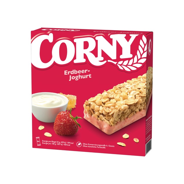 Corny Riegel Erdbeer Joghurt 6 x 25 g