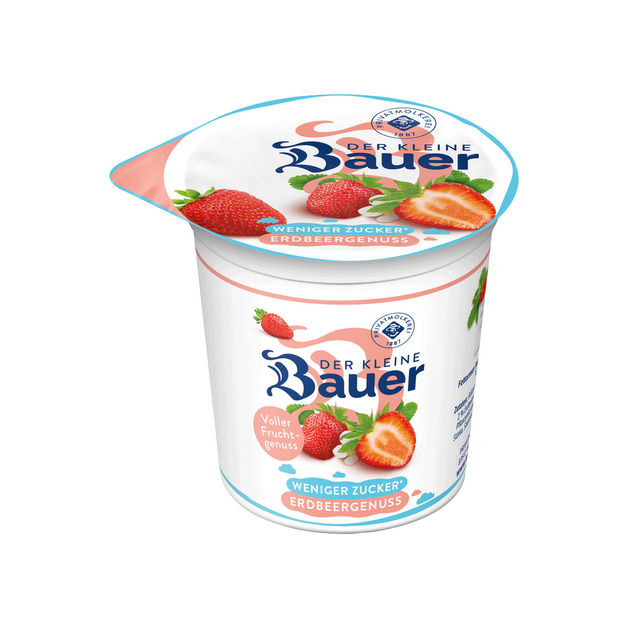 Bauer Fruchtjoghurt Mischkarton weniger Zucker 1,8 % 150 g