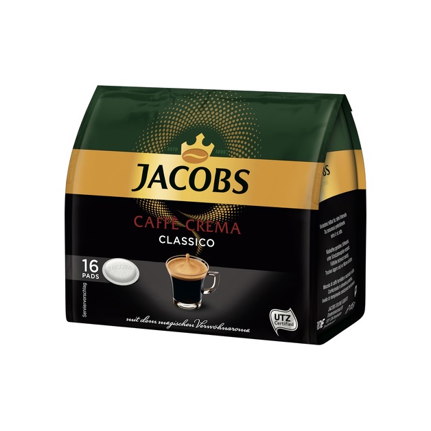 Jacobs Caffe Crema Pads 16Stk., Classico