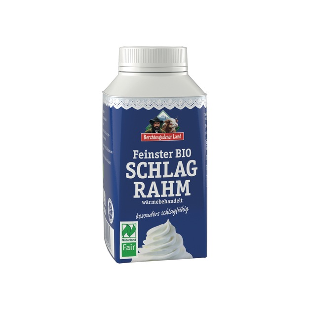 Berchtesgadener Land Bio feinster Schlagrahm 32% Fett 250 g