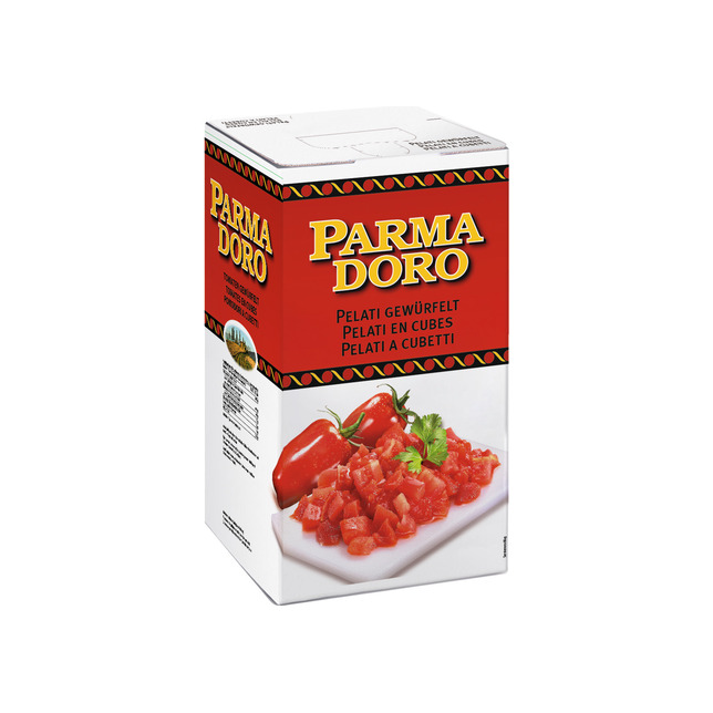 Tomaten geschält gewürfelt Parmadoro 10,0/6,5kg
