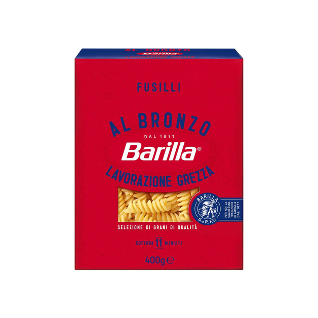 Barilla Pasta Al Bronzo 400g, Fusilli