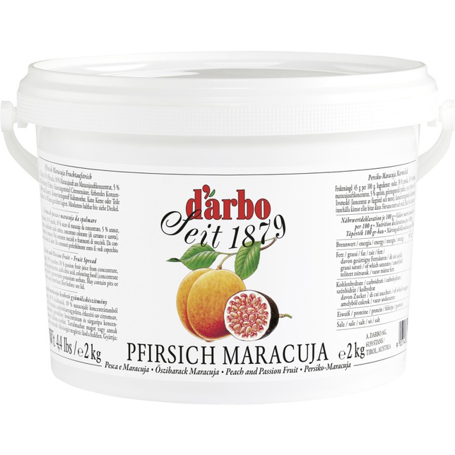 Darbo Pfirsich-Maracuja Fruchtaufstrich 2kg