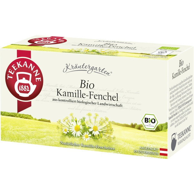 Teekanne Kräutergarten Kamille-Fenchel Bio 20er