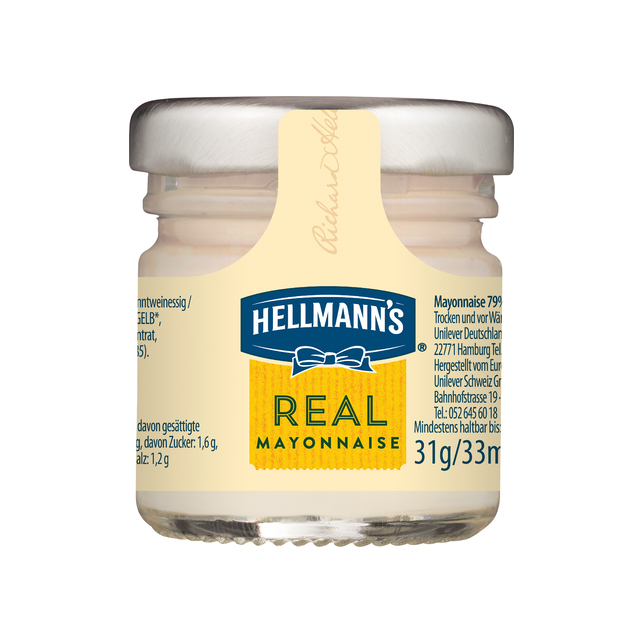 Mayonnaise Portionen Glas Hellmann's 80x31g