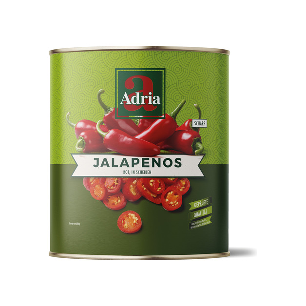 Adria Jalapenos rot in Scheiben 3/1