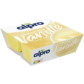 Alpro Soya Dessert Vanille 4er