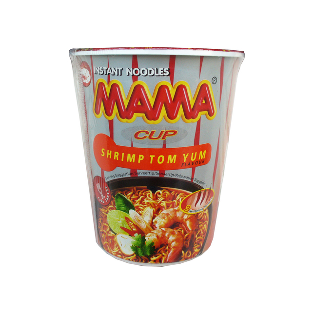 Instant Nudelsuppe Tom Yum Shrimps Cup Mama 70g