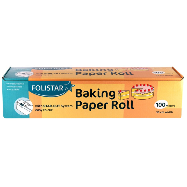 Folistar Backpapier beidseitig beschichtet 38cm Cutterbox