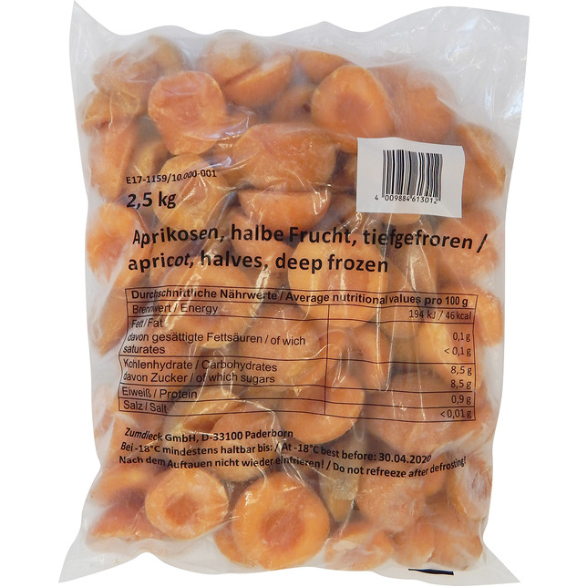 Golden Crown Aprikosenhälften 2,5kg