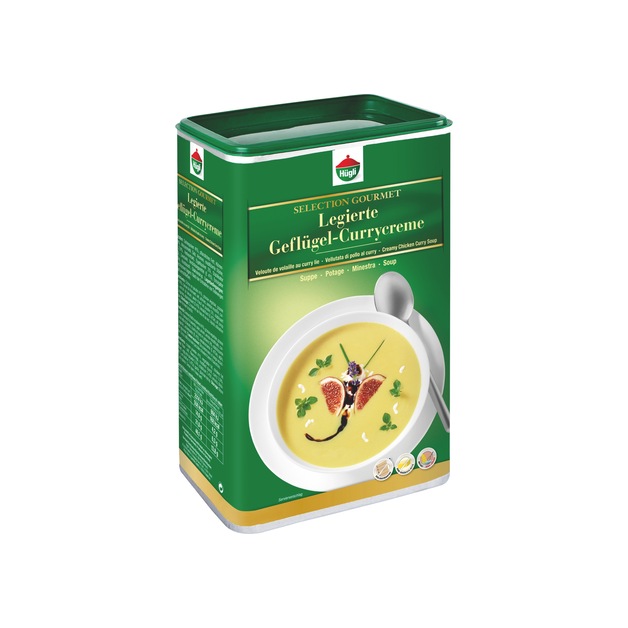 Hügli Geflügel-Currycremesuppe pastös 1,4 kg