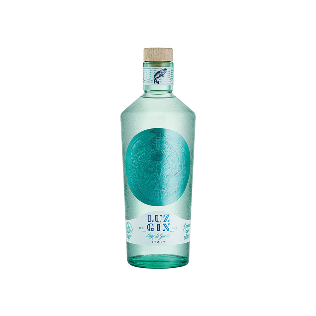 Luz Gin London Dry 45%Vol im Geschenk Karton + 2 Gläser 0,7 l