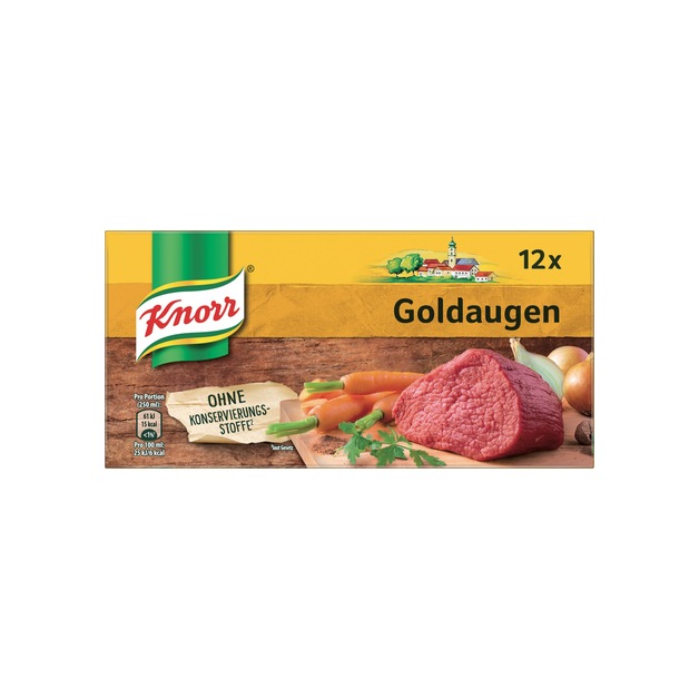 Knorr Goldaugen Rindsuppe Würfel 130 g