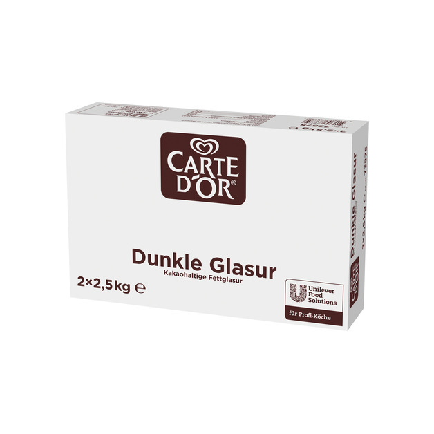 Carte D`Or Glasur Block dunkel 2 x 2,5 kg