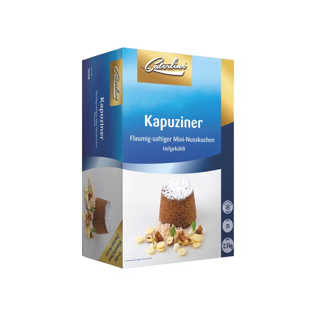 Caterline Kapuziner Mini Nusskuchen tiefgekühlt 2,5 kg