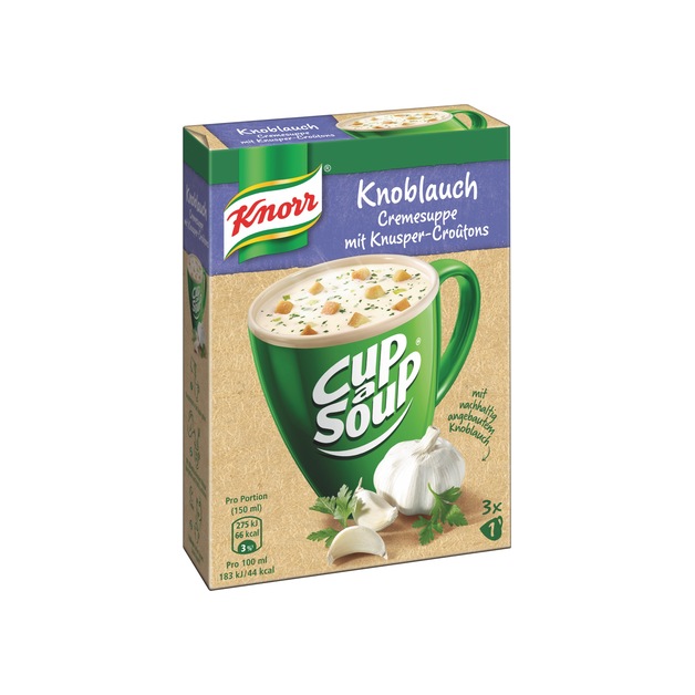 Knorr Cup a soup Knoblauch 3 er