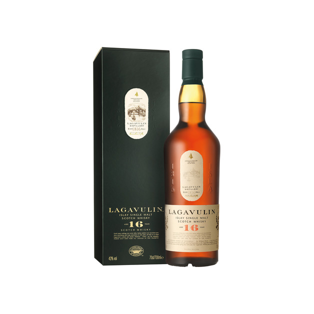 Lagavulin 16 y Single Malt Whiskey aus Schottland 0,7 l