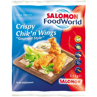 Salomon Crispy Chick'n Wings 2,5kg (10kg Karton)