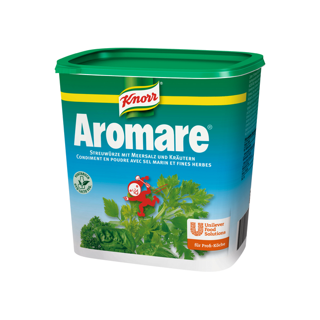 Streuwürze Aromare m. Meersalz+Kräut. Knorr 800g