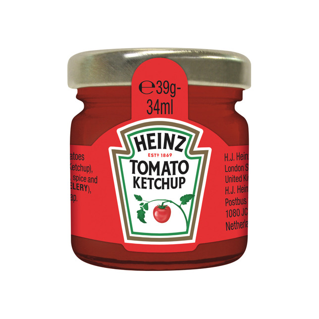 Ketchup Portionen Glas Heinz 80x39g