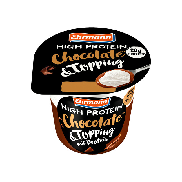 Ehrmann High Protein Pudding Chocolate & Topping 200 g
