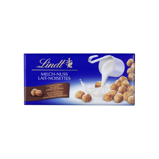 Schokolade Milch-Nuss Lindt 16x100g