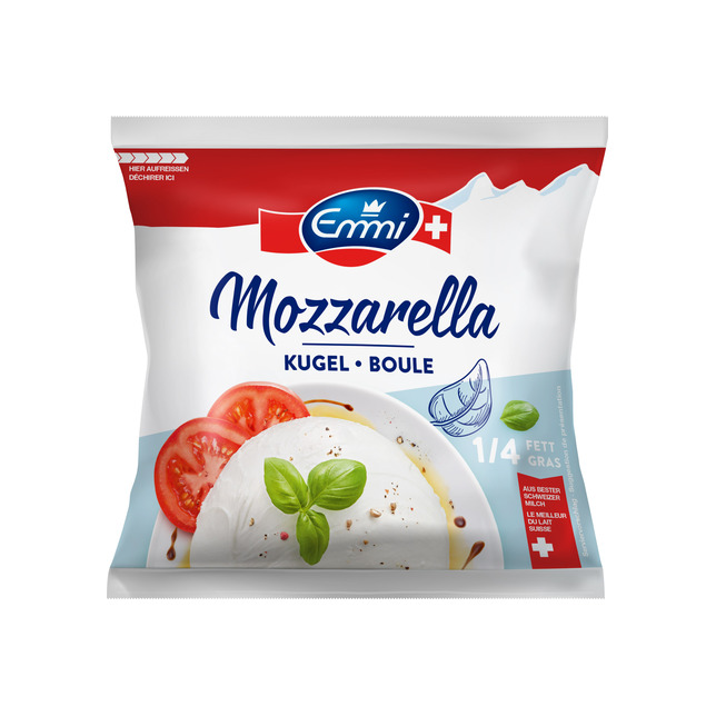 Mozzarella Kugel CH 1/4 Fett Emmi 5x150g